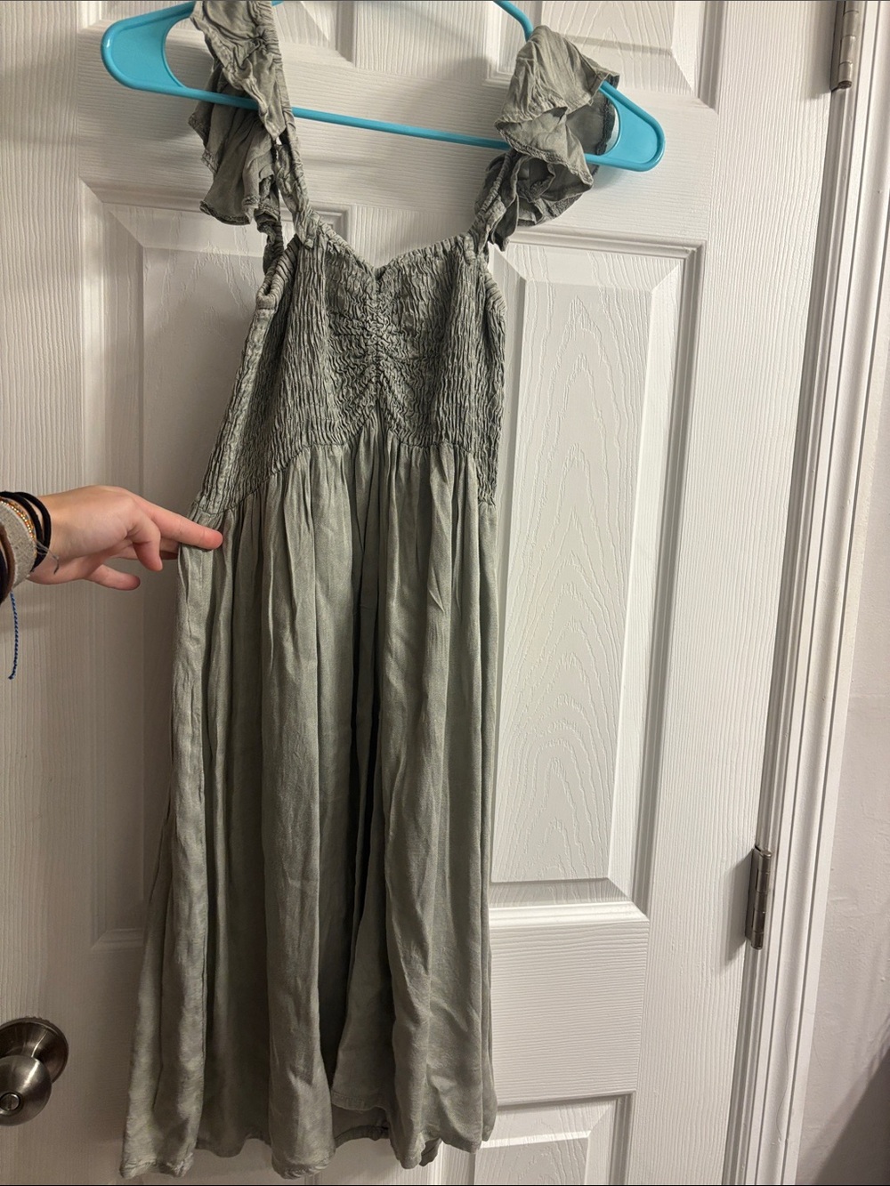 Raviya Sage Green Sundress